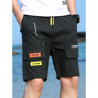 三弦(LA CORDE)2019男士夏季运动短裤韩版潮流五分沙滩休闲裤LA-CH-122