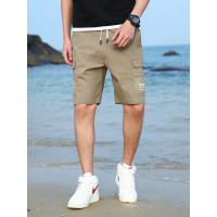 三弦(LA CORDE)2019男士夏季休闲短裤五分裤韩版运动沙滩裤LA-CH-123