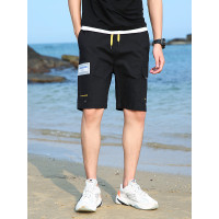 三弦(LA CORDE)2019夏季韩版男士短裤休闲运动沙滩裤大裤衩工装短裤LA-CH-125