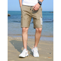 三弦(LA CORDE)2019男士短裤夏季五分运动裤直筒潮流工装休闲短裤LA-CH-126