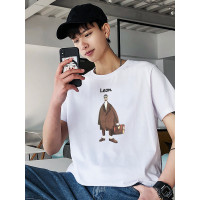 三弦(LA CORDE)2019新款潮牌夏季短袖t恤男士潮流港风帅气休闲上衣LA-JT-801