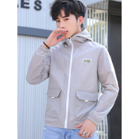 三弦(LA CORDE)2019男夏季连帽潮流防晒衣轻薄外套韩版皮肤衣夹克帅气上衣LA-NX-919