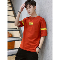三弦(LA CORDE)2019新款男士短袖t恤夏季圆领学生潮流半袖上衣打底衫LA-MMY-3003