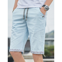三弦(LA CORDE)2019新款夏季五分裤短裤男士韩版潮流运动沙滩休闲短裤LA-MBS-180