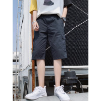 庄吉 2019男士夏季大码工装裤潮牌宽松直筒工装短裤韩版休闲潮流运动裤JU-YC-9118