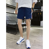 庄吉 2019夏季男士新款潮牌撞色宽松跑步运动裤健身训练休闲短裤男JU-YC-9133