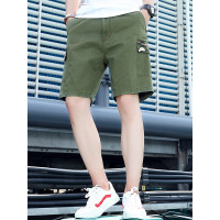 庄吉 2019夏季男士韩版沙滩裤子大码工装短裤男潮牌宽松运动五分休闲裤JU-NX-1626