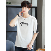 庄吉 2019夏季新款圆领短袖T恤男韩版休闲印花半袖上衣夏装潮流男士体恤JU-MYY-3031