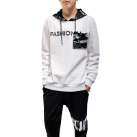 庄吉【两件套】男士卫衣休闲运动套装ins秋款秋季韩版潮流学生运动连帽外套JU-MYY-8816