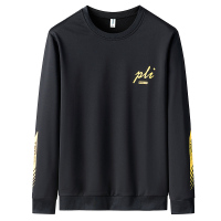 三弦(LA CORDE)长袖t恤男韩版潮流学生打底衫宽松卫衣2019新款秋季圆领上衣秋装LA-MYW004