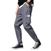 三弦(LA CORDE)春夏季裤子男韩版潮流宽松小脚cargo九分迷彩运动休闲束脚工装裤LA-TCK9023