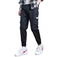 庄吉春夏季裤子男韩版潮流宽松小脚cargo九分迷彩运动休闲束脚工装裤JU-TCK9023