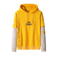 三弦(LA CORDE)2019年秋季卫衣男士连帽宽松韩版潮流套头帽衫春秋款长袖潮牌薄款外套男