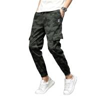 三弦(LA CORDE)2019新款潮流男士裤子帅气休闲百搭加绒保暖韩版青少年学生哈伦裤LA-TCK9062