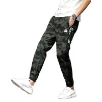 三弦(LA CORDE)迷彩裤子男工装裤潮牌束脚夏季九分裤9分百搭潮流宽松男士休闲裤LA-TCK9063