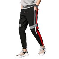 庄吉裤子男士2019新款夏秋季宽松休闲运动长裤韩版潮流针织裤初中学生JU-TCK9083