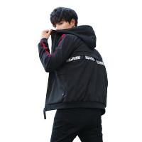 三弦(LA CORDE)2019秋装新款男士外套潮流帅气落肩夹克男装休闲百搭潮牌ins上衣LA-TCJK8811