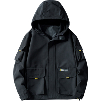 庄吉秋季男士外套春秋韩版潮流学生休闲棒球上衣百搭工装宽松夹克秋装JU-MD9008