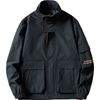 庄吉男士外套2019新款秋季韩版潮流帅气休闲百搭夹克春秋工装衣服男装JU-MD9009