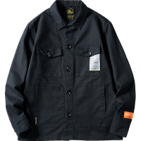 庄吉2019年秋季新款男士装外套韩版潮流牌水洗夹克旗舰店官方网爱衣服JU-MD9015