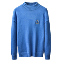 三弦(LA CORDE)秋冬季男士半高领毛衣男韩版宽松潮流小清新青少年针织衫休闲学生LA-KJB607