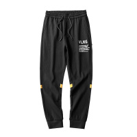 三弦(LA CORDE)2019秋季新款裤子男潮牌青年九分休闲男裤韩版男士修身弹力束脚裤LA-CH136