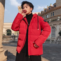 三弦(LA CORDE)冬季棉衣男士2019新款宽松连帽外套韩版潮流休闲帅气棉服冬装棉袄LA-MYM9997