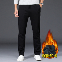 休闲裤青年时尚户外力裤休闲裤男青年加绒加厚针织裤卫裤