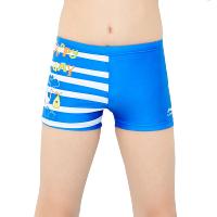 李宁儿童泳裤男童专业平角裤五分裤游泳裤青少年大童温泉泳衣泳装LSSM509