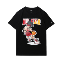 李宁 男士t恤短袖AHSP269纯棉T