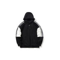 李宁 2019新品 女式卫衣AWDP724条纹撞色宽松连帽