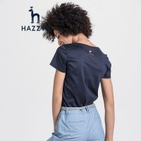 【千寻之冠】哈吉斯HAZZYS 夏装 T恤衫女时尚印花T恤