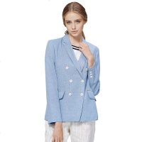 哈吉斯HAZZYS 秋季 小西装女英伦简约单西休闲外套