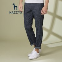 哈吉斯HAZZYS 春季新款休闲裤男都市英伦百搭长裤