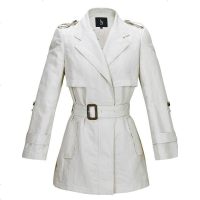 哈吉斯HAZZYS 秋季新款风衣女时尚活力休闲外套