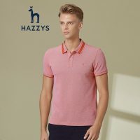哈吉斯HAZZYS 春夏新款T恤男柔软舒适质感
