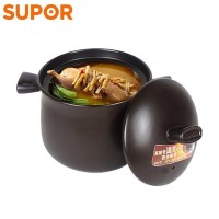苏泊尔（SUPOR）陶瓷煲4.5L健康煲深汤煲炖汤锅砂锅炖锅 进口矿石材 冷热交替不开裂TB45A1