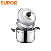 苏泊尔（SUPOR）SZ22S1 蒸滋味蒸煮多用锅304不锈钢22cm 电磁炉燃气灶通用