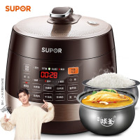 苏泊尔（SUPOR）电压力锅 智能触控 球釜双胆 开盖收汁 一键排压 SY-50YC9001Q 5L高压锅