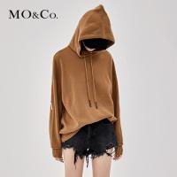 MOCO打底内搭连帽毛衣女2018新款宽松羊毛衫 摩安珂