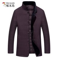 啄木鸟冬季中老年男装棉衣2018冬外套棉服中年加厚老年人爸爸棉服