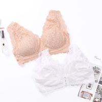 性感蕾丝文胸无钢圈聚拢美背背心防走光抹胸内衣女318#万能蕾丝