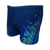 新款泳裤男时尚大码印花平角修身带系带高弹性宽松运动游泳裤泳裤M901