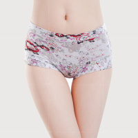 4条柔软内裤 女士平角裤6003