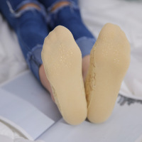 5双浅口隐形袜脚底硅胶防滑蕾丝船袜 防脱女士韩国袜子1330