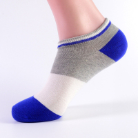 10双男士船袜 拼色隐形浅口棉袜1413