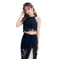 泳衣女运动分体三件套保守聚拢2019新款遮肚学生显瘦韩国小香风