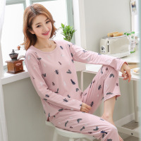 睡衣女棉韩版家居服少女士卡通长袖休闲套装881