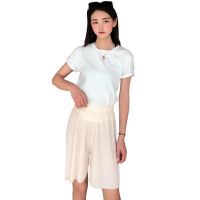 (两条装）三宅一生 夏季薄款褶皱短裤 显瘦直筒五分裤 松紧腰ins