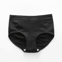 (五条装）日系3D蜂巢按摩暖宫蜂窝内裤女无缝棉档高腰收腹提臀三角裤